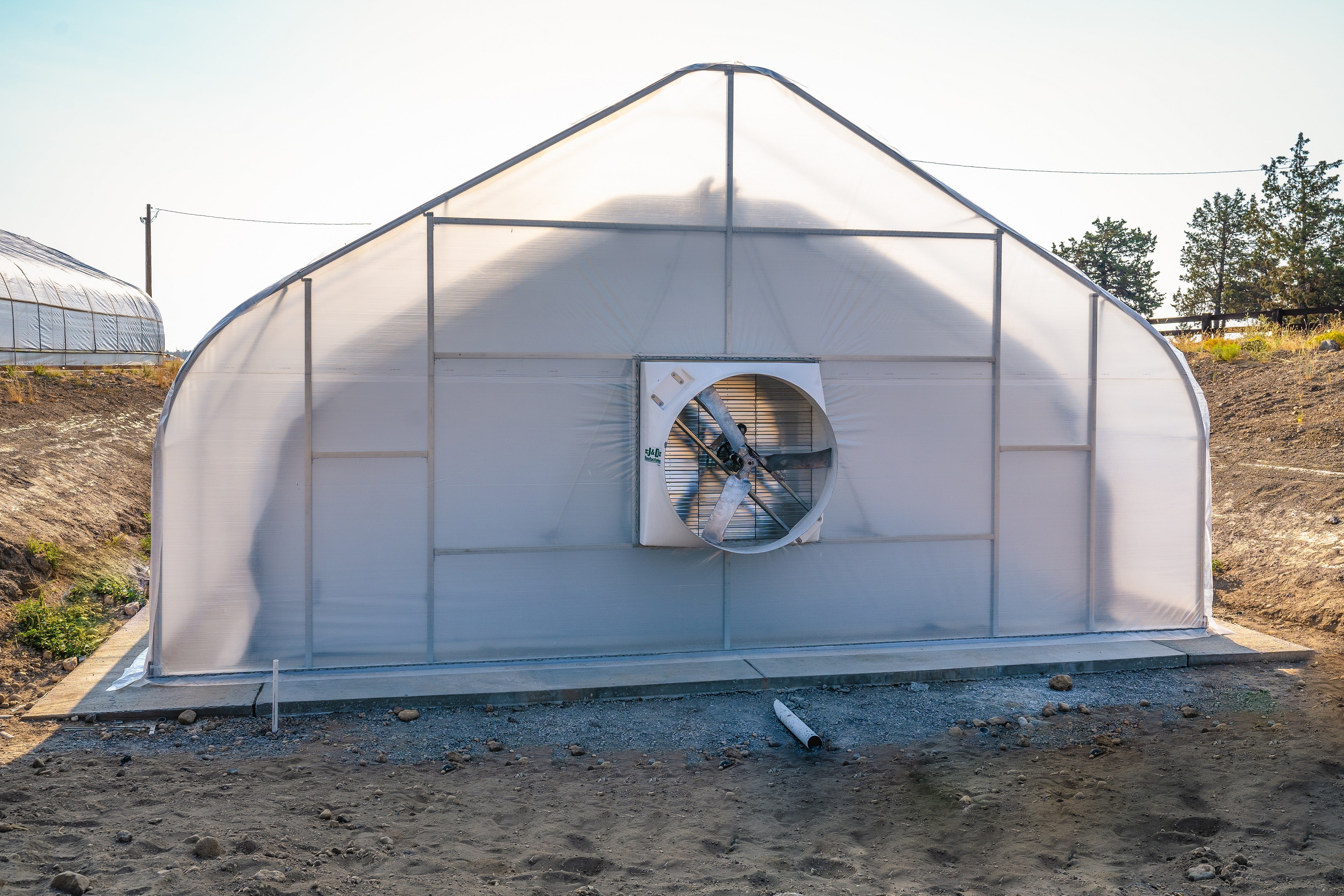 30'x100' Dual Frame Internal Light Deprivation Greenhouse