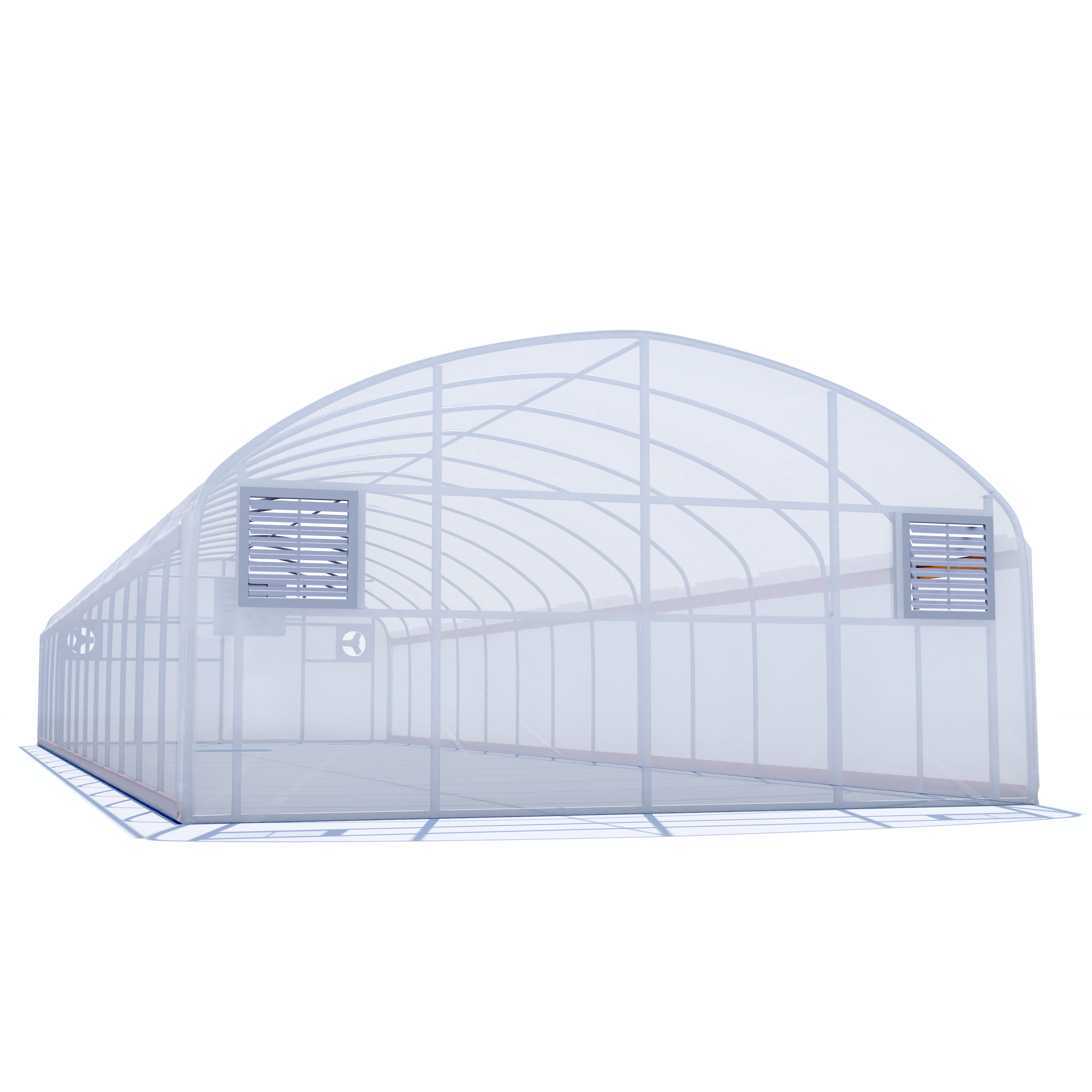 20'x100' Auto Ventilated Quonset Greenhouse w/ Heater + Double Poly