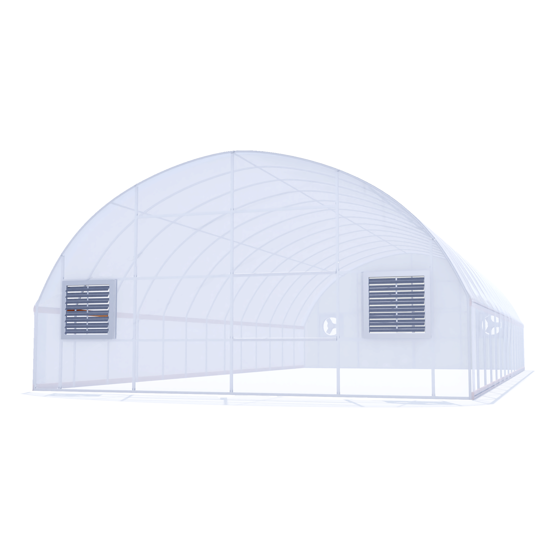 30'x50' Auto Ventilated Quonset Greenhouse