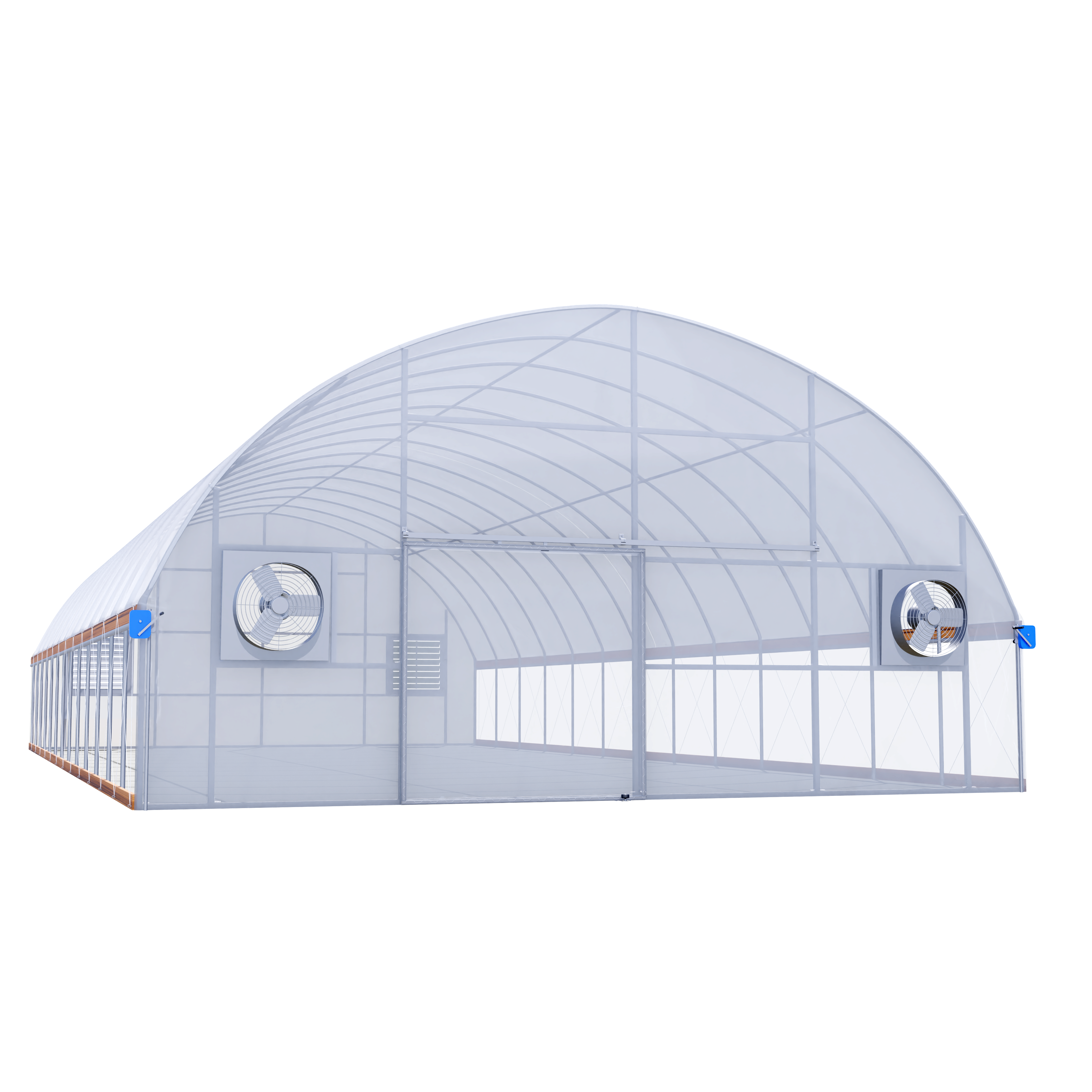 30'x80' Auto Ventilated Quonset Greenhouse w/ Roll-up Sides