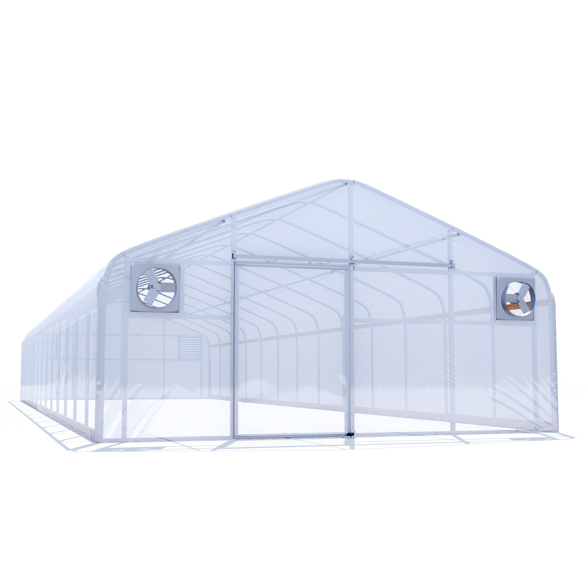 20'x100' Auto Ventilated Semi-Gable Greenhouse