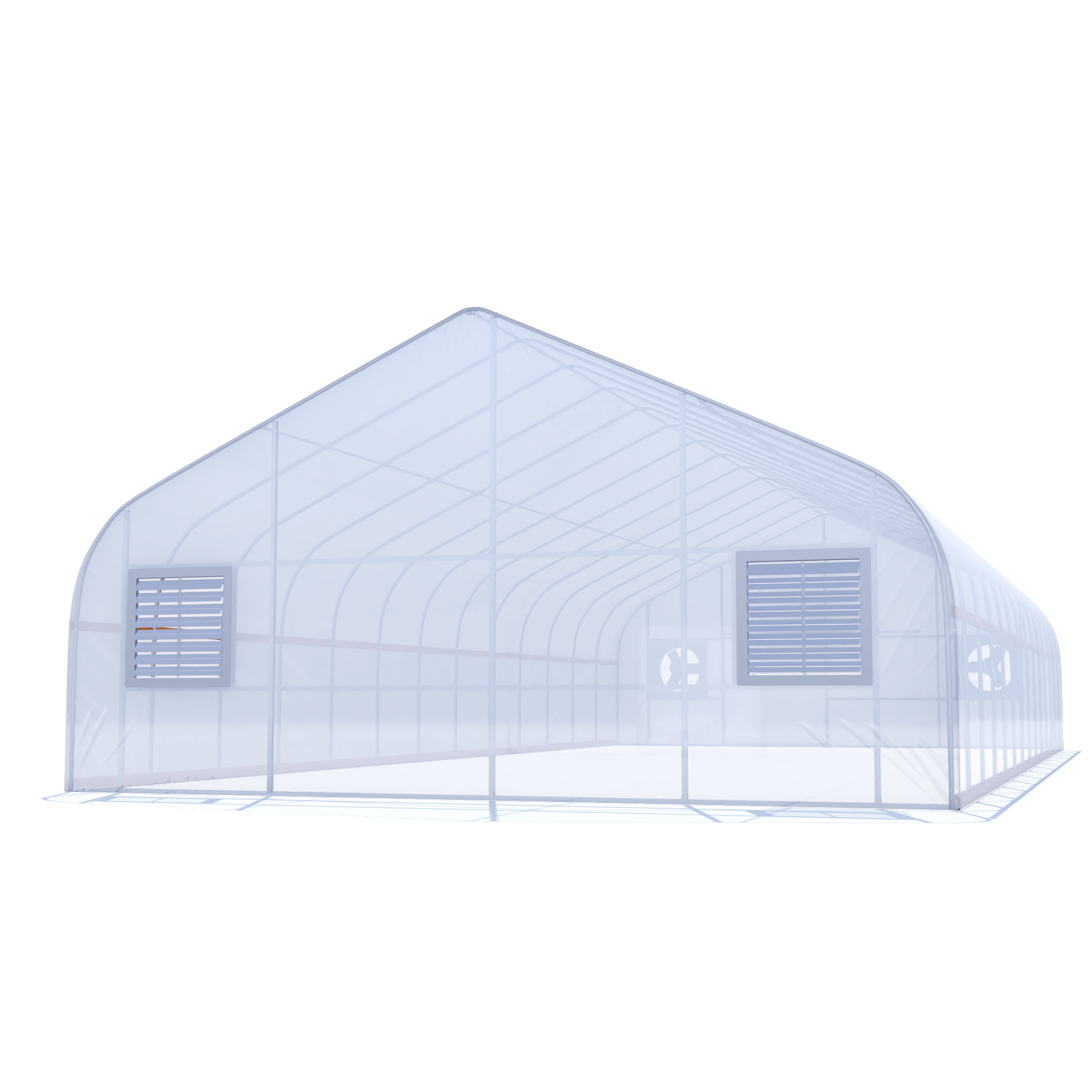 30'x100' Auto Ventilated Semi-Gable Greenhouse