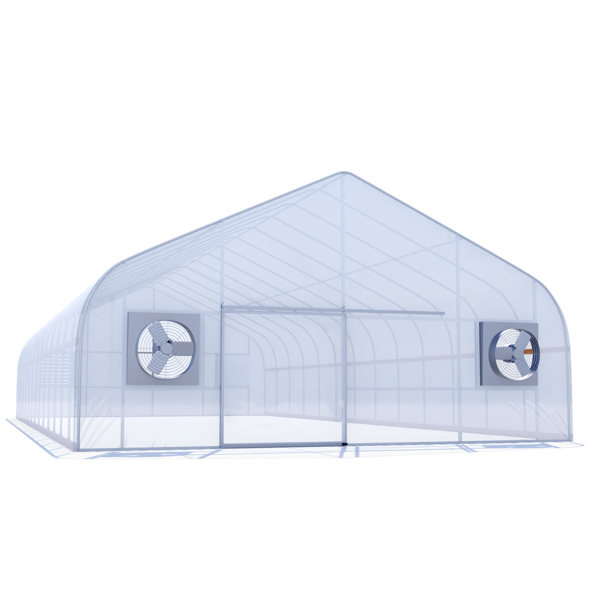 30'x100' Auto Ventilated Semi-Gable Greenhouse