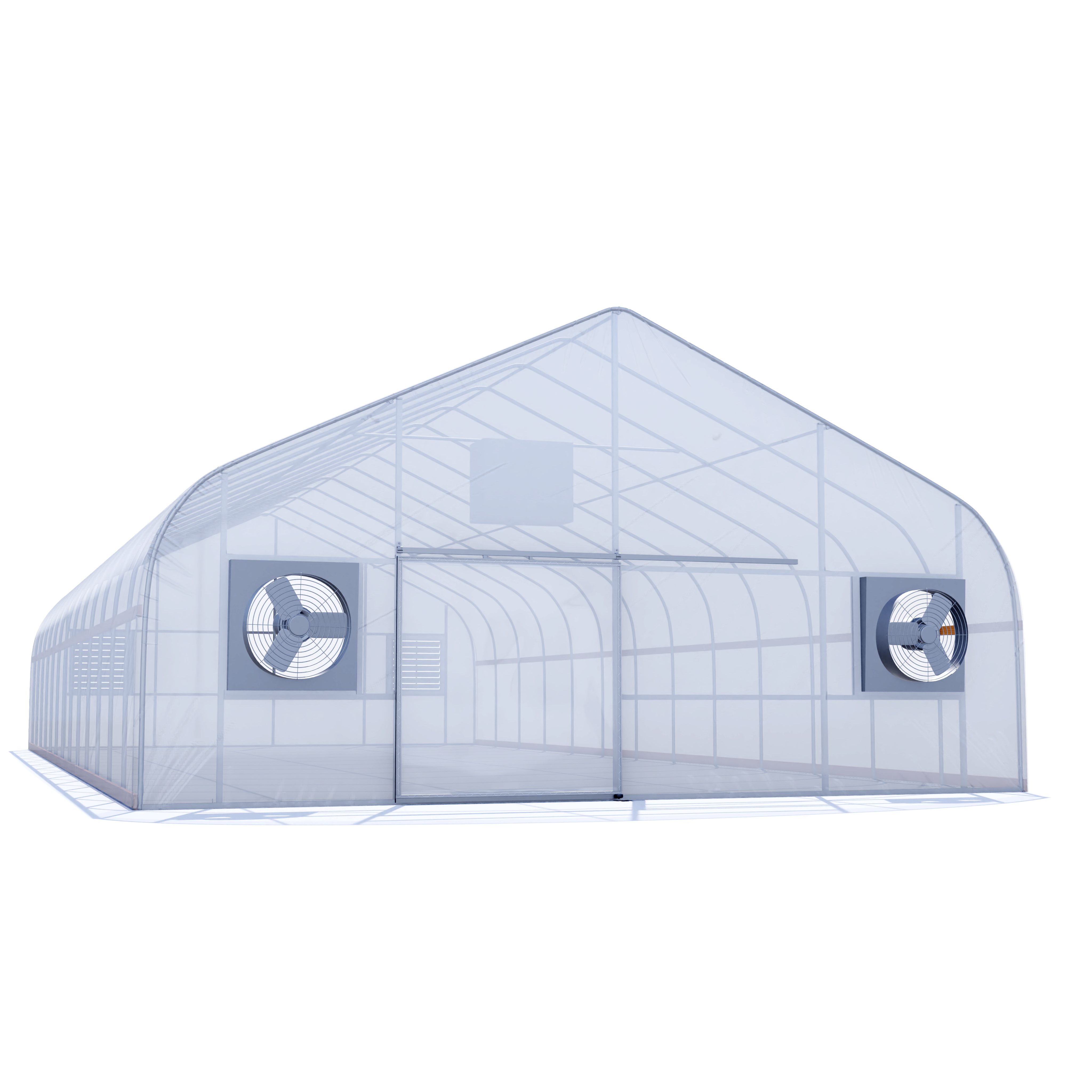 30'x100' Auto Ventilated Semi-Gable Greenhouse w/ Heater + Double Poly