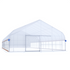 30'x50' NRCS Semi-Gable High Tunnel w/ End Walls + Woven Poly