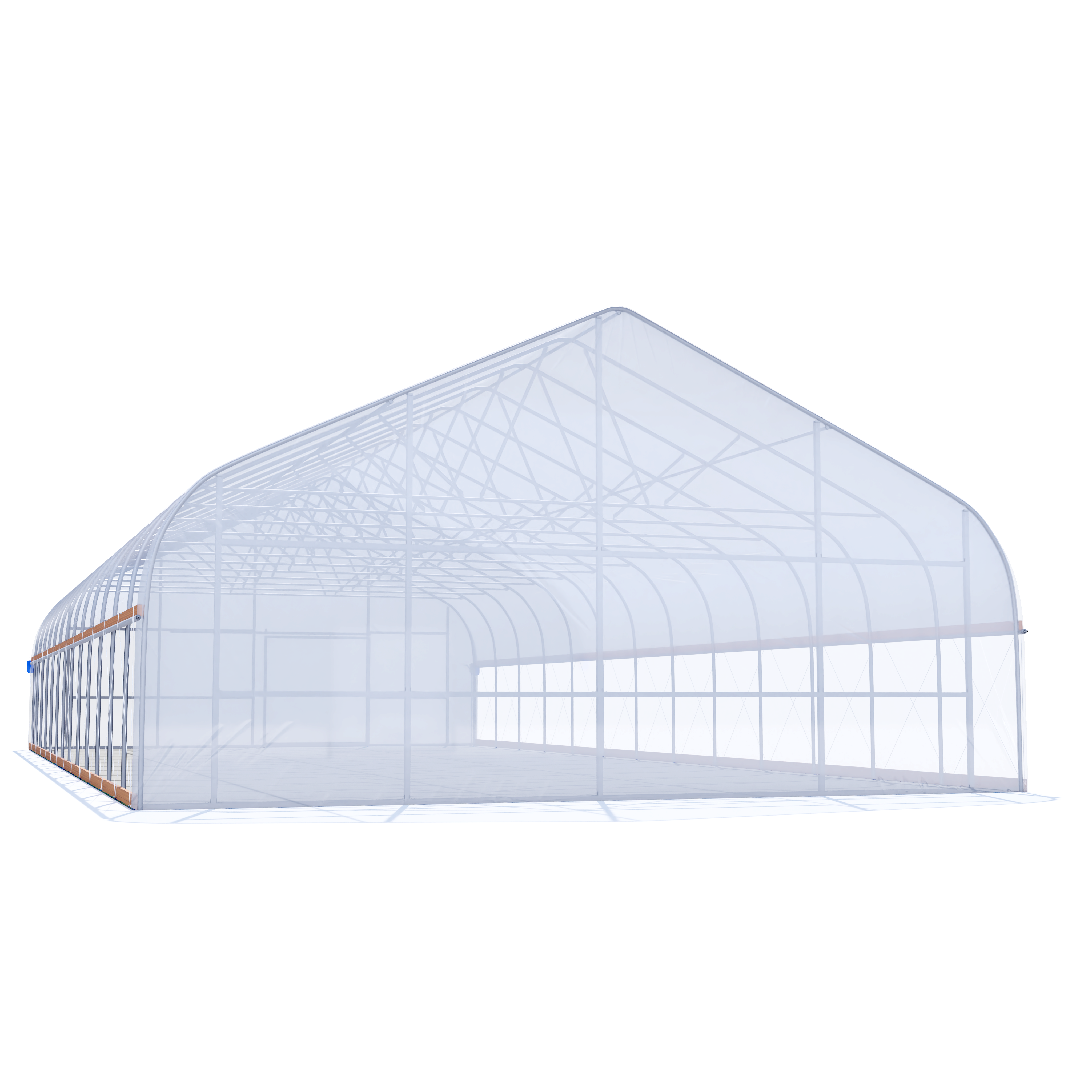 30'x80' NRCS Semi-Gable High Tunnel w/ Truss Reinforcement