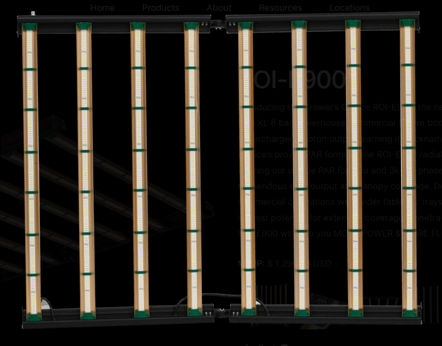 Growers Choice ROI-E900 LED (Fat Boy)