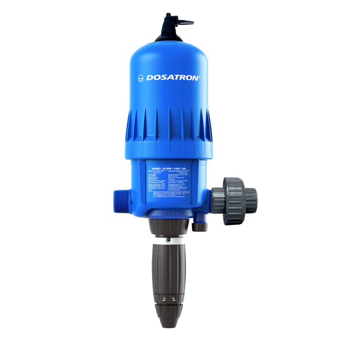 Dosatron Water Powered Doser, 40 GPM 1:500 to 1:50, Kalrez Seals & Bypass - 1.5 Inch (D40MZ3000BPVFKII)