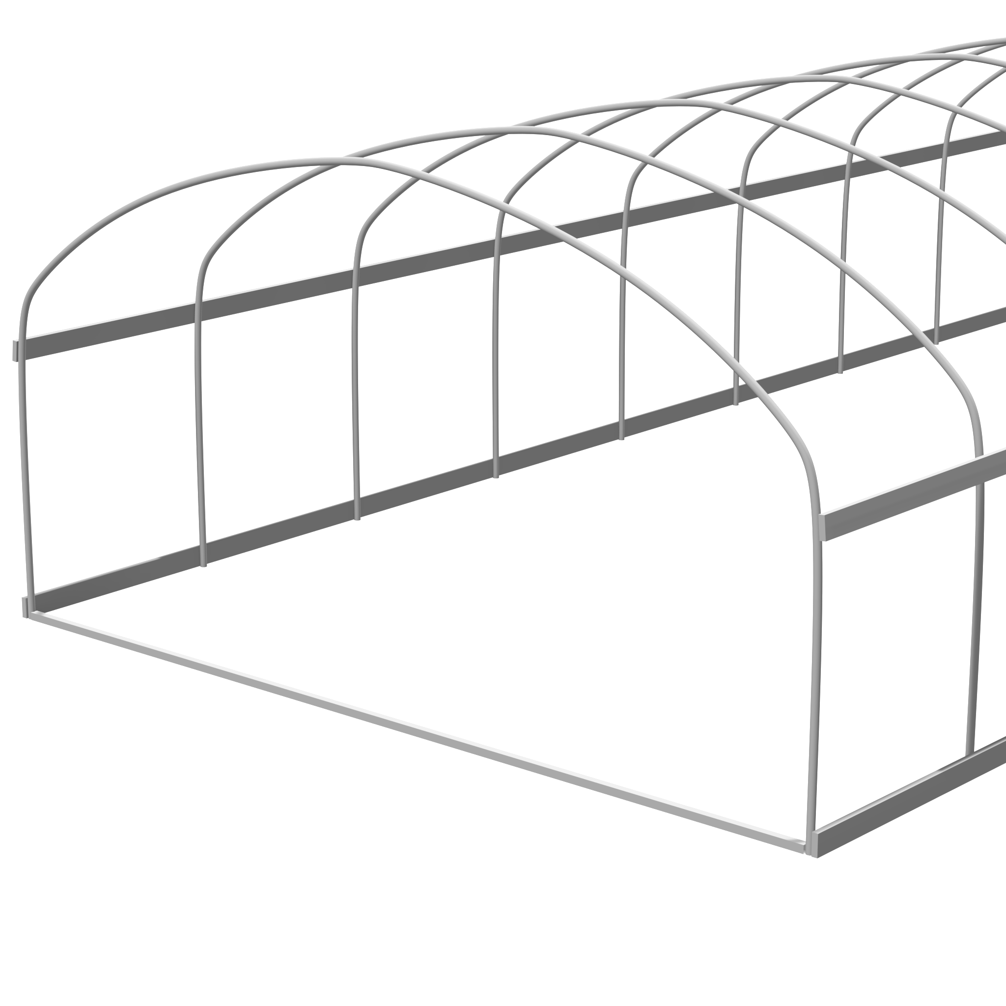 20'x95' Greenhouse Frame Quonset – Hortitech Direct